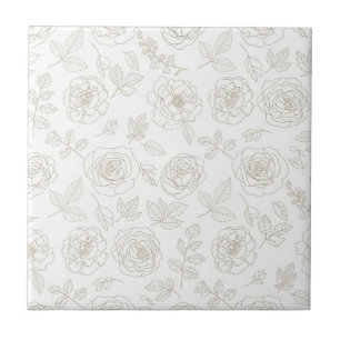 Padrão de Arte de Linha Botânica Minimalista (5)