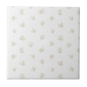 Padrão de Arte de Linha Botânica Minimalista (7)