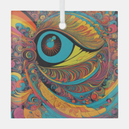 Padrão de Arte do Vacui de Horror Psicodélico dos 