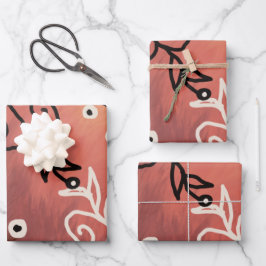 Padrão de Arte Engraçado Vermelho