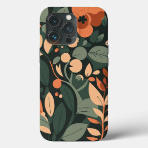 Padrão de Arte Floral Retroativa