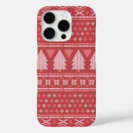 Padrão de Árvore de Natal Blocky Moderno
