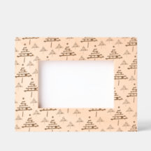 Padrão de Árvore de Natal Branca Moderna Preta