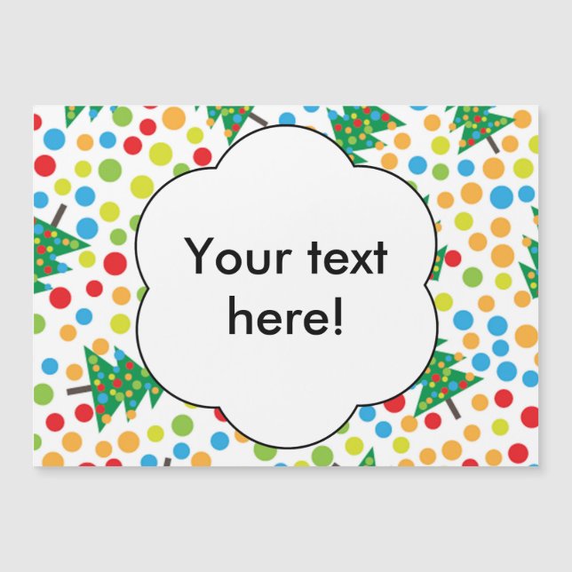 padrão de árvores de Natal (Frente)