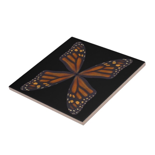 Padrão de Asas de Borboleta Monarca  (Lateral)
