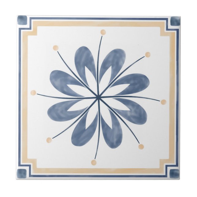 Padrão de Azulejo de Mandala/Marrocos (Frente)