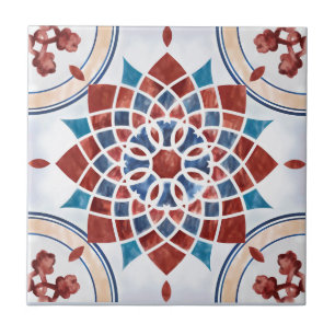 Padrão de Azulejo de Mandala/Marrocos 