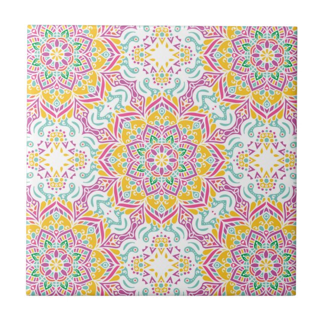 Padrão de Azulejo de Mandala/Marrocos  (Frente)