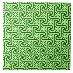 padrão de azulejo egípcio, esmeralda e verde lima