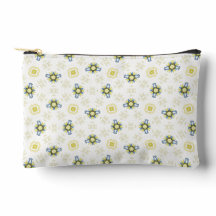 Padrão de Azulejo Floral em Aquarela Suave