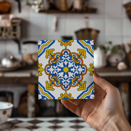 Padrão de Azulejo Inspirado em Antiguidades Charme