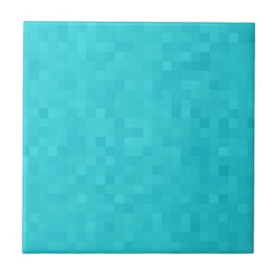 Padrão de Azulejo Mosaico Azul Aqua,