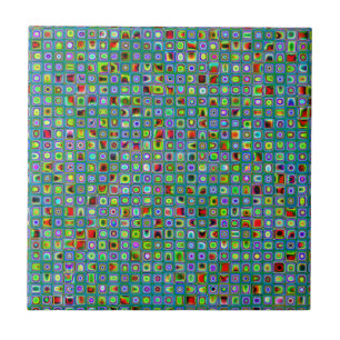 Padrão de Azulejos de mosaicos texturizados de Tu
