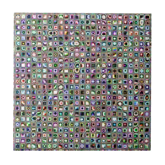 Padrão de Azulejos Mosaicos Texturizados "Bijoux"  (Frente)