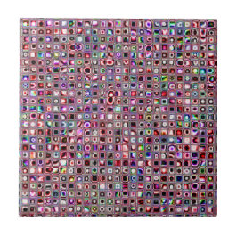 Padrão de Azulejos Mosaicos Texturizados do Ruby R