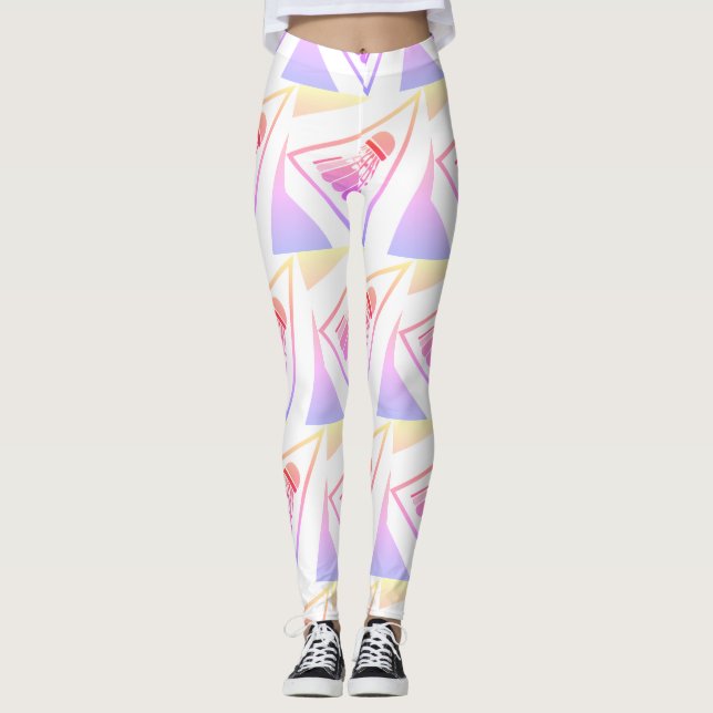 Padrão de Badminton - Leggings de Badminton - Shut (Frente)