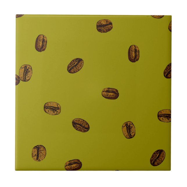 Padrão De Bean De Café (Frente)