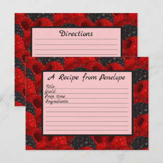 Padrão de Berry Juicy e gravação de nome no cartão