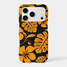 PADRÃO DE BIKINI ROSA EM PRETO/LARANJA