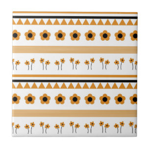 Padrão de Boho do Triângulo do Flor de Faixa de Bo