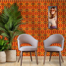 Padrão de Bolhas Retro Groovy 60's 70's