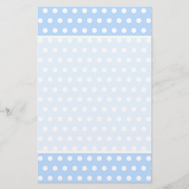 Padrão de Bolinhas branco e azul. Idiota. (Frente)