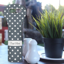 Padrão de Bolinhas Clássica Branco | Azul Marinho