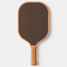 Padrão de Bolinhas Marrom Branco para Mulheres Men