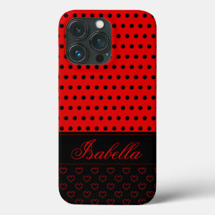 Padrão De Bolinhas Preto E Vermelho, Nome Persona
