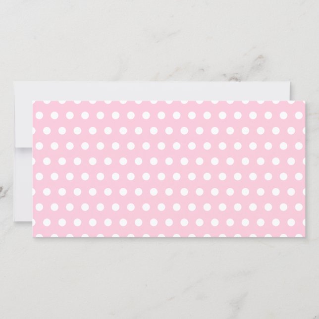 Padrão de Bolinhas rosa e branco. Idiota. (Frente)