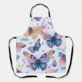 Padrão de Borboleta de Aquarela