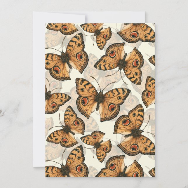 Padrão de borboleta de pântano de pavão (Frente)