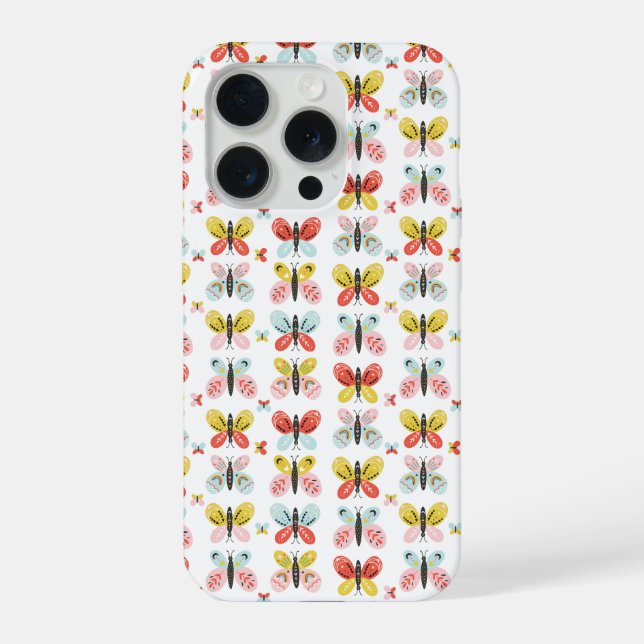 Padrão de Borboleta e Floral  (Verso)