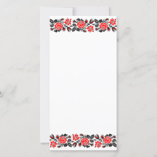 Padrão de bordado ponto cruz Rosas Vermelhas e Pre