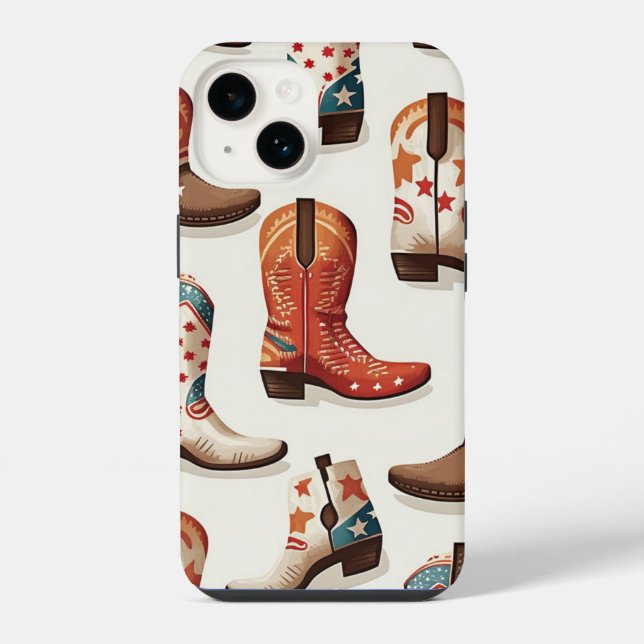 Padrão de botas de cowboy (Verso)