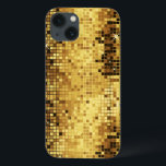 Padrão De Brilhante Dourado E Estilhaços<br><div class="desc">Tons de ouro elegantes, espelhos reltro de bola de disco brilham e brilham.</div>
