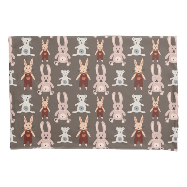 Padrão de Brinquedo Panda Bunny Brinquedo para Cri (Frente)