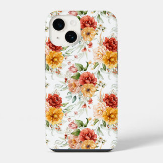 Padrão de Buquê de Flor de Pêonias Vermelhas