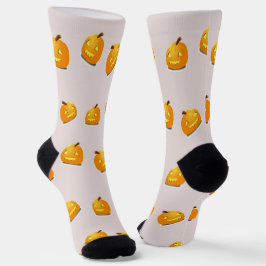 Padrão de cabeça de abóbora laranja