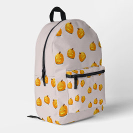 Padrão de cabeça de abóbora laranja