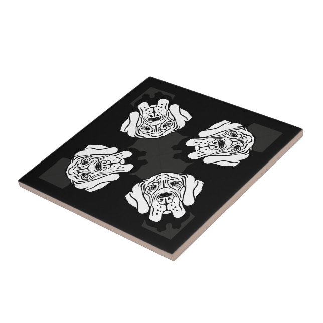 Padrão de Cabeças de Great Dane (Lateral)