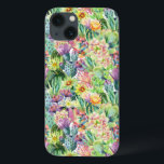 Padrão de Cactos de Aquarela Exótica<br><div class="desc">Cactos florescentes de aquarela exótica com padrão de flores. | © e ® Bigstock® - Todos os direitos reservados.</div>