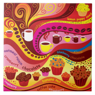 Padrão de Café e Muffins