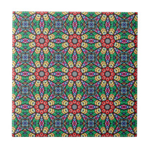 Padrão de caleidoscópio com Ornamentado colorido