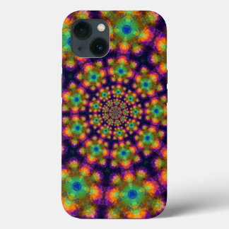 Padrão de Caleidoscópio Verde Roxo