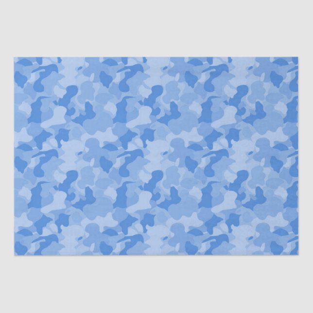 Padrão de camo azul papel de bebê (Frente )