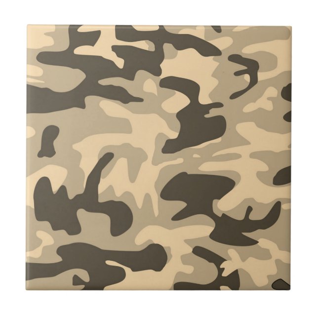 Padrão de Camouflage do Desert Beige Camo (Frente)