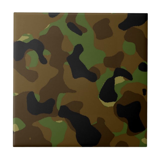 Padrão de Camouflage do Exército Verde Militar (Frente)