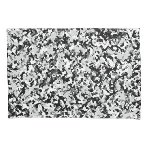 Padrão de Camuflagem Branco Cinza Preto Ártico