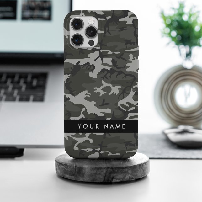 Padrão de Camuflagem Cinza, Seu nome, Personalizar (Criador carregado)